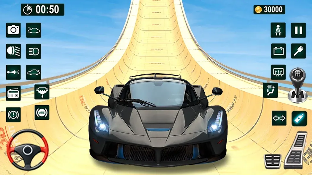GT Car Stunt 3D: Ramp Car Game [MOD: безлимитные деньги и все машины открыты] Screenshot 2