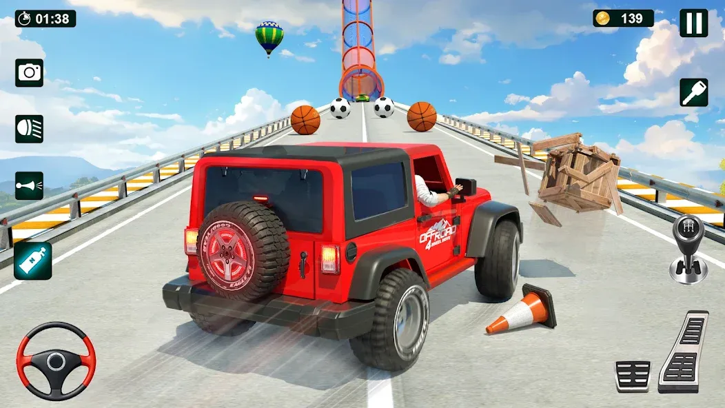GT Car Stunt 3D: Ramp Car Game [MOD: безлимитные деньги и все машины открыты] Screenshot 3