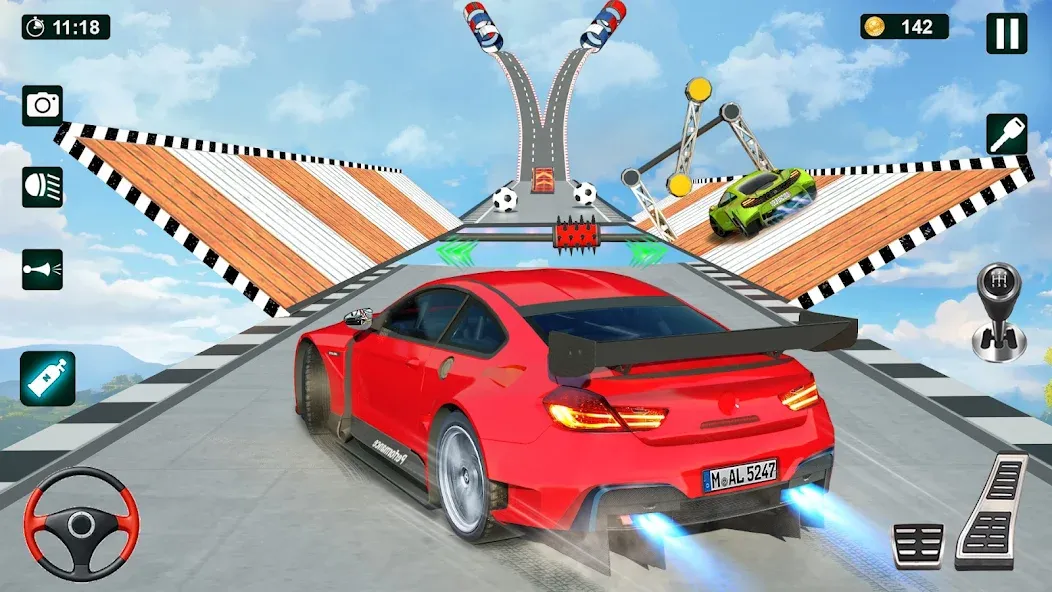 GT Car Stunt 3D: Ramp Car Game [MOD: безлимитные деньги и все машины открыты] Screenshot 4