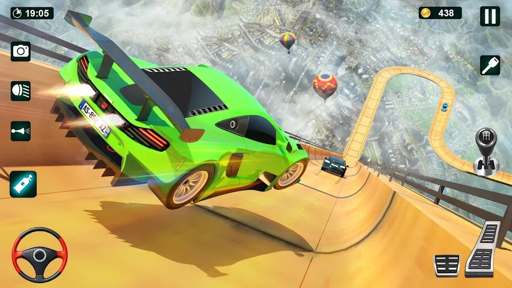 GT Car Stunt 3D: Ramp Car Game [MOD: безлимитные деньги и все машины открыты] Screenshot 5