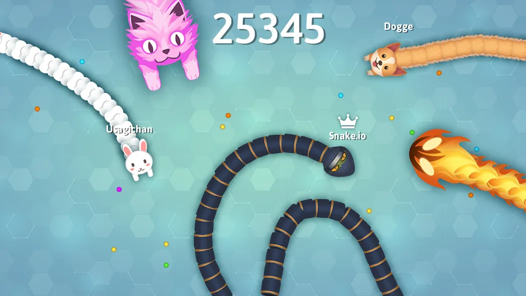 Snake.io - Fun Snake .io Games [MOD: без рекламы и много скинов] Screenshot 1