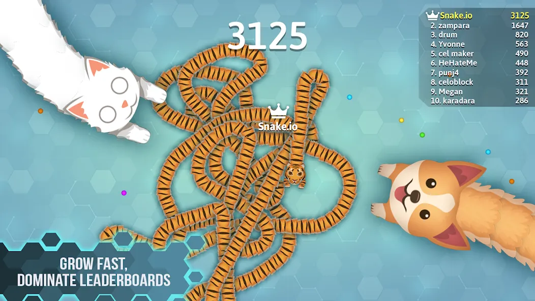 Snake.io - Fun Snake .io Games [MOD: без рекламы и много скинов] Screenshot 4