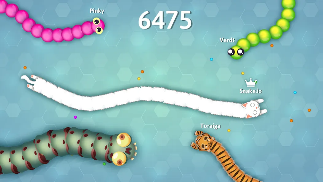Snake.io - Fun Snake .io Games [MOD: без рекламы и много скинов] Screenshot 5