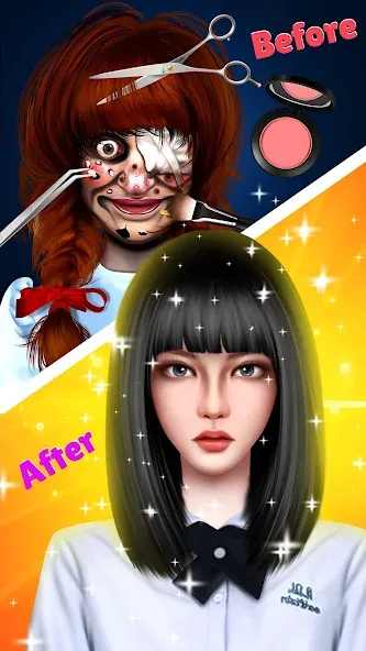 Makeup Salon: Makeover ASMR [MOD: безлимитные деньги и открыты все уровни] Screenshot 5