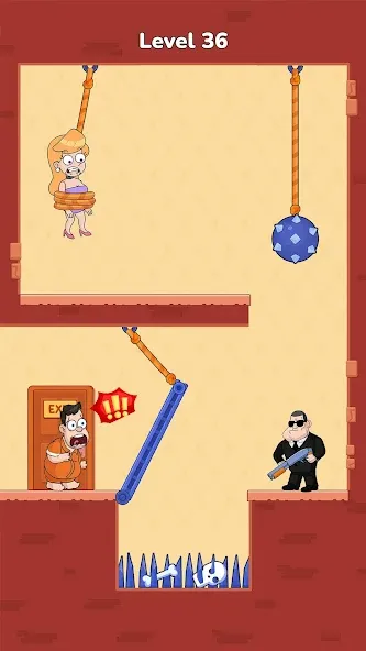 Cut Master: Fun Rope Cut Game [MOD: без рекламы и все уровни] Screenshot 1