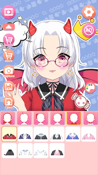 Viya Avatar Maker:emoji [MOD: безлимитные монеты и все предметы] Screenshot 1