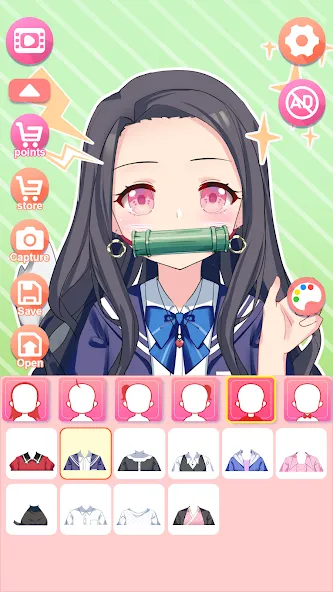 Viya Avatar Maker:emoji [MOD: безлимитные монеты и все предметы] Screenshot 2