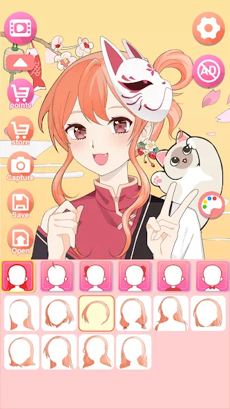 Viya Avatar Maker:emoji [MOD: безлимитные монеты и все предметы] Screenshot 3