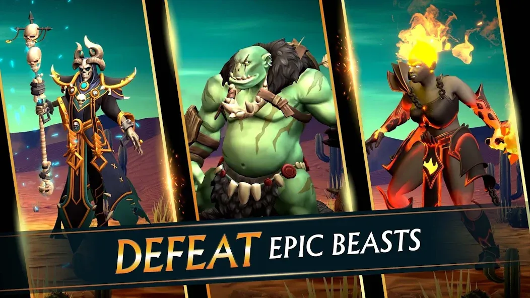 Puzzle Quest 3 - Match 3 RPG [MOD: безлимитные ресурсы и урон] Screenshot 4
