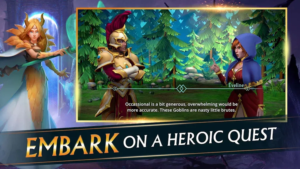 Puzzle Quest 3 - Match 3 RPG [MOD: безлимитные ресурсы и урон] Screenshot 5