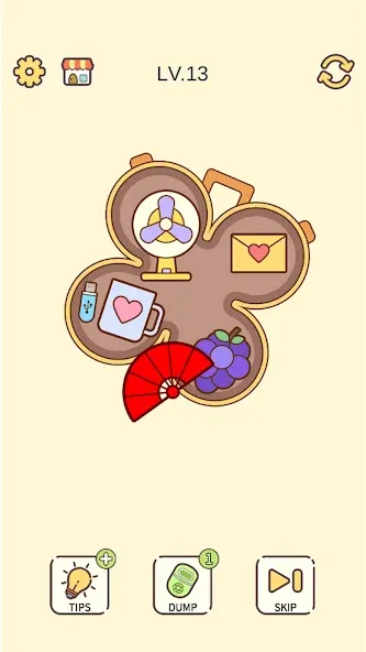 Pack n Pack [MOD: безлимитные монеты и все уровни] Screenshot 1