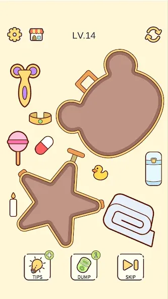 Pack n Pack [MOD: безлимитные монеты и все уровни] Screenshot 4