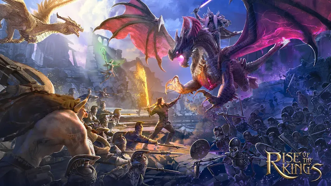 Rise of the Kings [MOD: безлимитные ресурсы и ускорение строительства] Screenshot 1