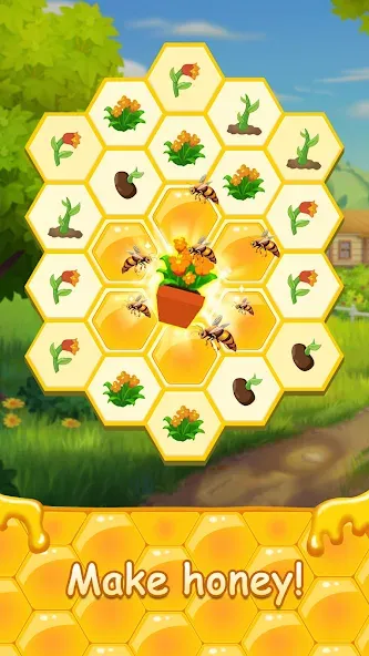 Honey Bottles - merge puzzle [MOD: безлимитные ходы и бонусы] Screenshot 3