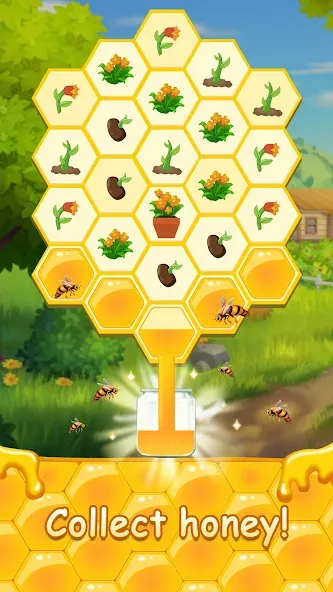 Honey Bottles - merge puzzle [MOD: безлимитные ходы и бонусы] Screenshot 4