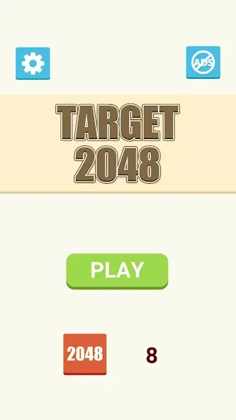 Target 2048 [MOD: без рекламы и бесконечные ходы] Screenshot 1