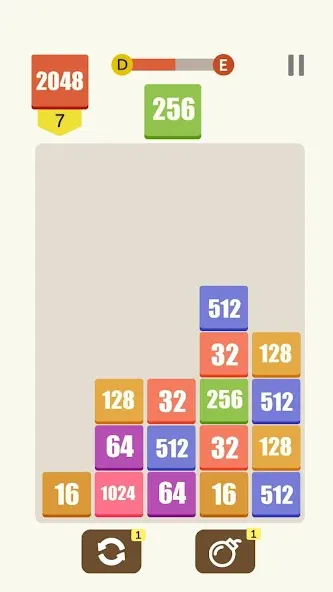 Target 2048 [MOD: без рекламы и бесконечные ходы] Screenshot 3