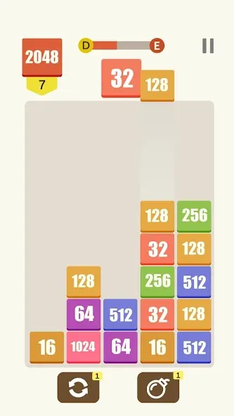 Target 2048 [MOD: без рекламы и бесконечные ходы] Screenshot 4