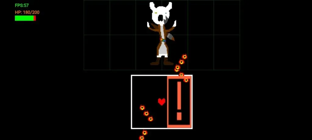 BattleTale boss fight fangame [MOD: бесконечное здоровье и сильные атаки] Screenshot 1