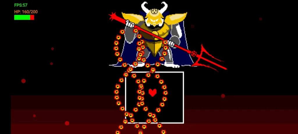 BattleTale boss fight fangame [MOD: бесконечное здоровье и сильные атаки] Screenshot 2