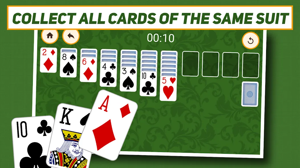 Klondike Solitaire: Classic [MOD: без рекламы и подсказки доступны] Screenshot 3