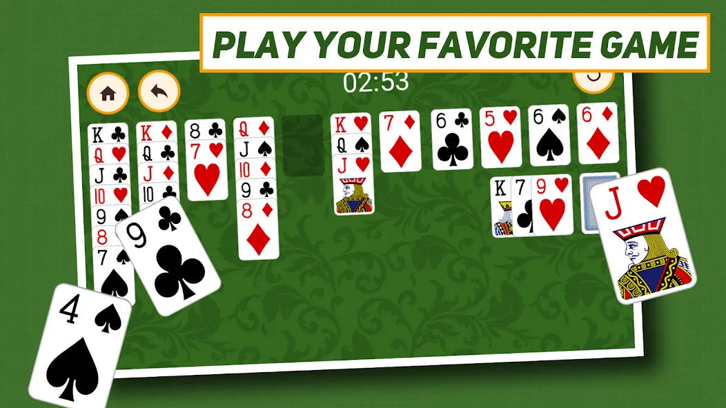 Klondike Solitaire: Classic [MOD: без рекламы и подсказки доступны] Screenshot 5