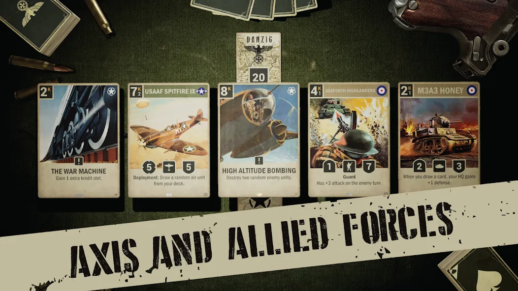 KARDS - The WW2 Card Game [MOD: безлимитные ресурсы и карты] Screenshot 3