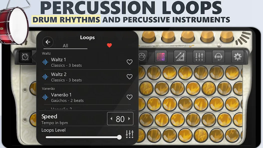 Accordion Chromatic Button [MOD: хроматические кнопки без ограничений] Screenshot 3