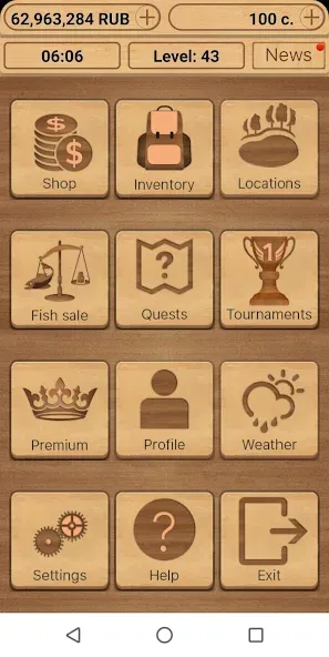 True Fishing. Simulator [MOD: безлимитные деньги и ресурсов] Screenshot 1