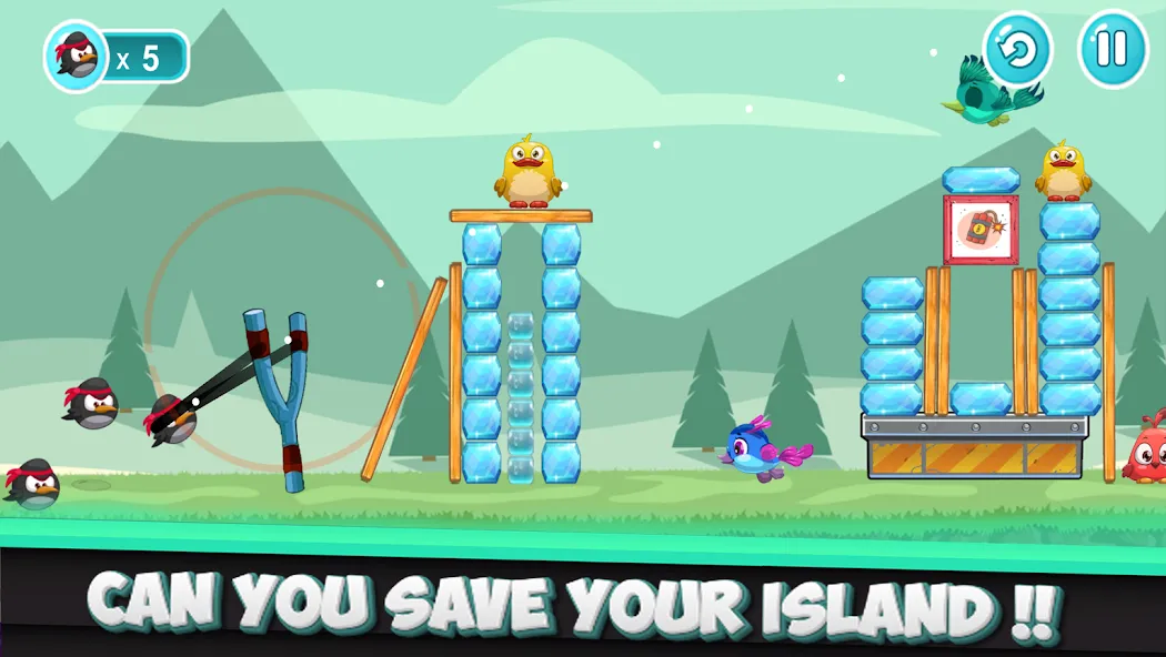 Angry Penguin [MOD: безлимитные монеты и все уровни] Screenshot 1