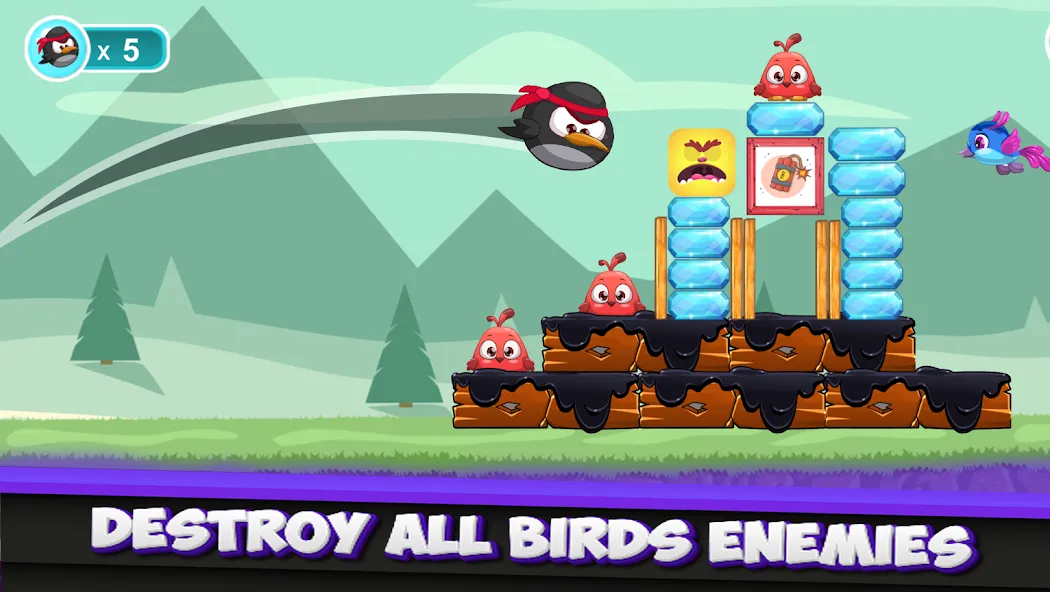 Angry Penguin [MOD: безлимитные монеты и все уровни] Screenshot 4