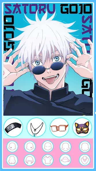 Anime Avatar Maker 2: Dress Up [MOD: безлимитные деньги и всё открыто] Screenshot 1