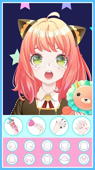 Anime Avatar Maker 2: Dress Up [MOD: безлимитные деньги и всё открыто] Screenshot 3