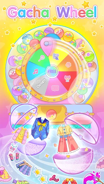Chibi Doll Dress Up Games [MOD: открыты все наряды и аксессуары] Screenshot 2