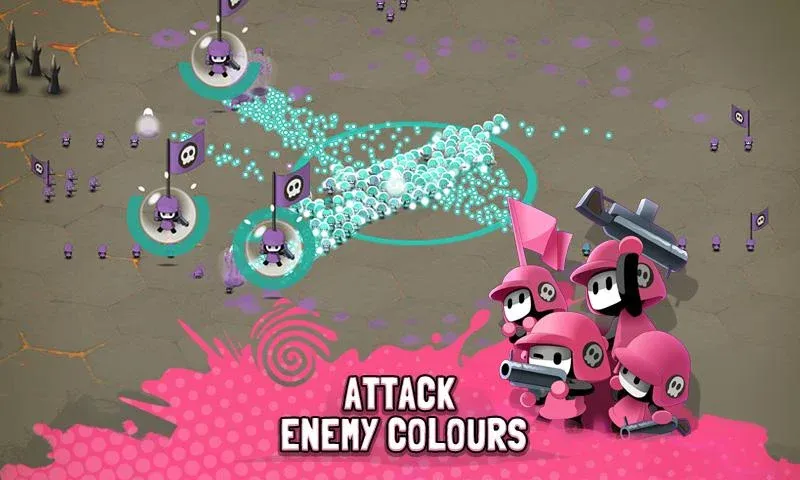 Tactile Wars [MOD: безлимитные деньги и алмазы] Screenshot 1