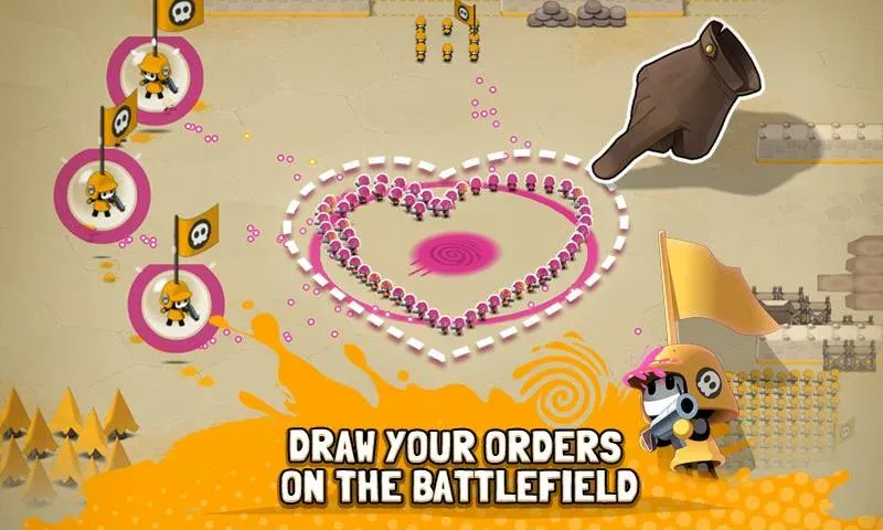 Tactile Wars [MOD: безлимитные деньги и алмазы] Screenshot 2
