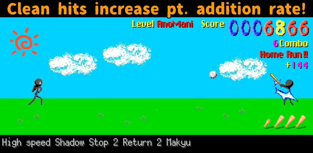 Makyu-san: Casual Batting Game [MOD: безлимитные деньги и улучшенные удары] Screenshot 2