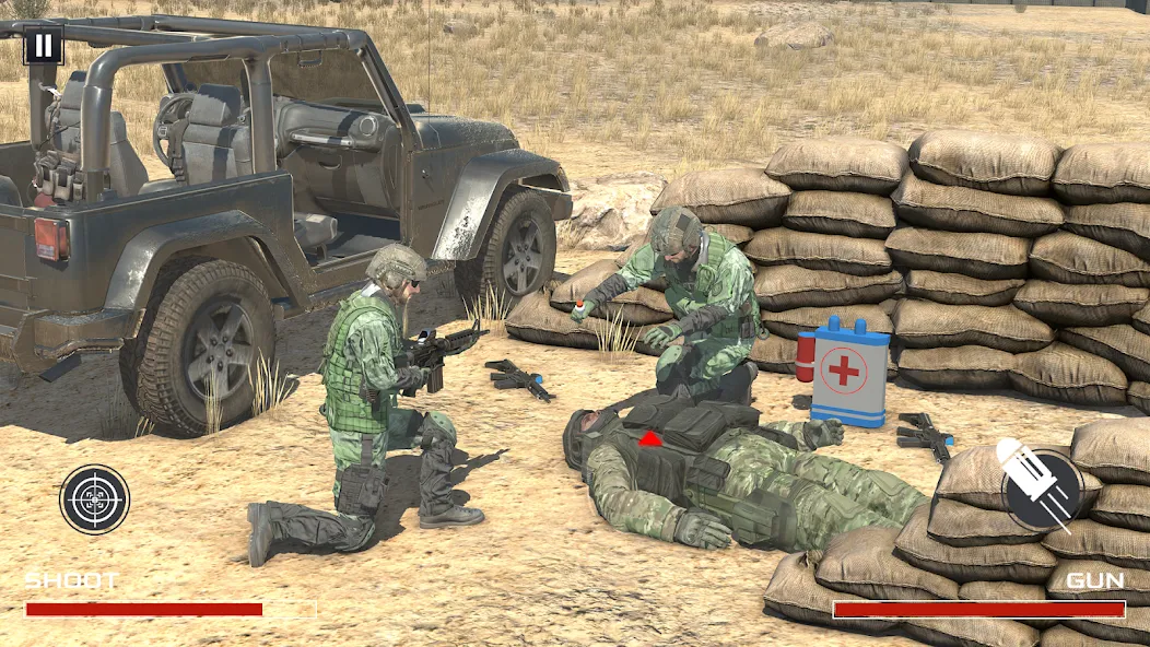 FPS War Games- Aircrafts Games [MOD: много оружия и боеприпасов] Screenshot 1