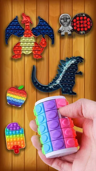 Antistress: Pop It Games 3D [MOD: все уровни и без рекламы] Screenshot 4
