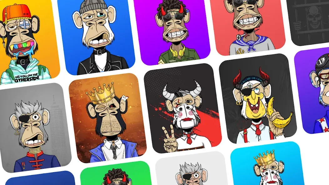 Bored Ape Maker - NFT Art [MOD: открыты все предметы и фоны] Screenshot 1