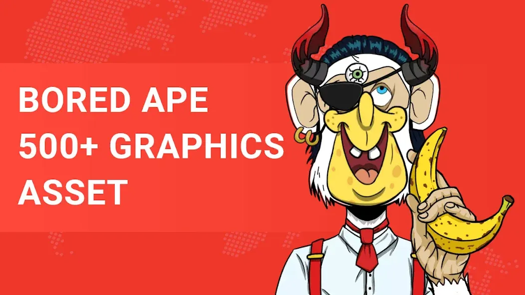 Bored Ape Maker - NFT Art [MOD: открыты все предметы и фоны] Screenshot 4
