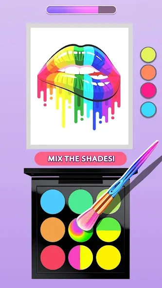 Makeup Kit - Color Mixing [MOD: безлимитные деньги и все предметы] Screenshot 1