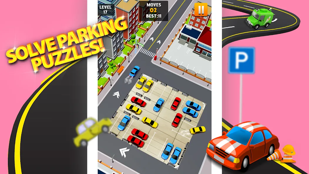 Park Master: Car Parking Jam [MOD: безлимитные деньги и все машины открыты] Screenshot 5