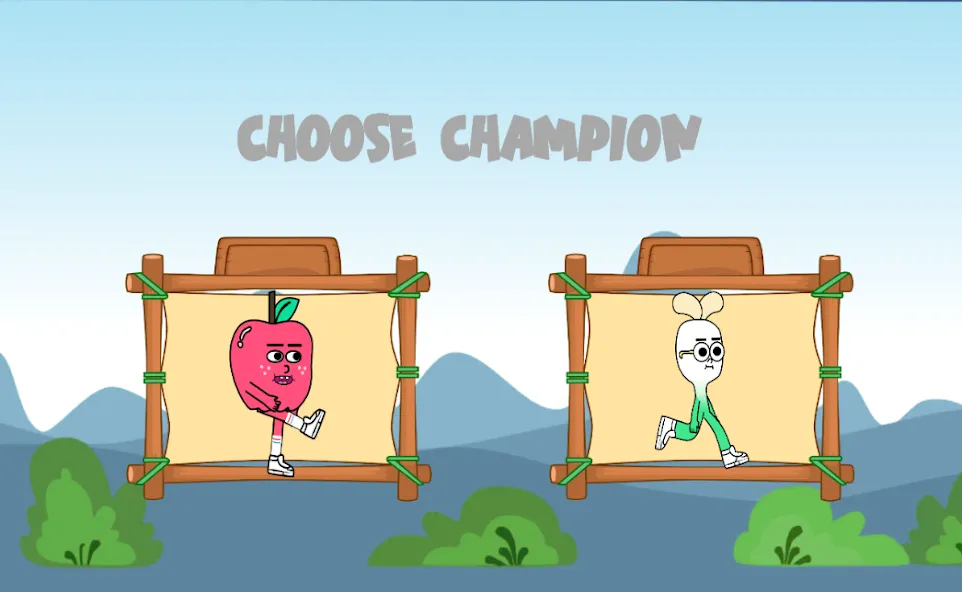 apple and onion running game [MOD: новые уровни и быстрый бег] Screenshot 5