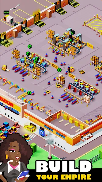 Idle Smartphone Tycoon Factory [MOD: безлимитные деньги и все улучшения] Screenshot 2