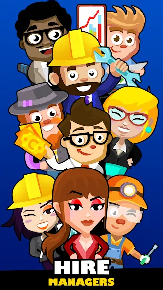 Idle Smartphone Tycoon Factory [MOD: безлимитные деньги и все улучшения] Screenshot 3