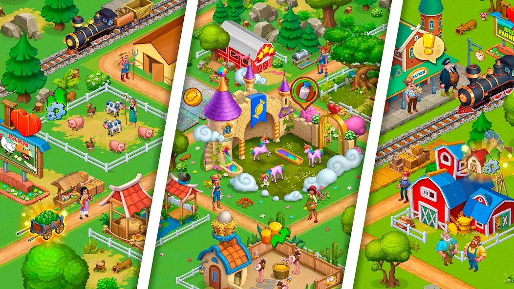 Idle Farmer: Mine Game [MOD: безлимитные деньги и ресурсы] Screenshot 3