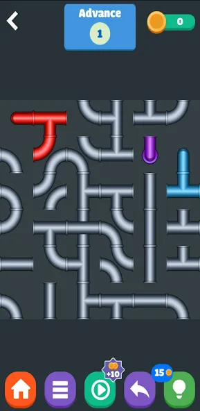 Color Plumber [MOD: без рекламы и все уровни открыты] Screenshot 3
