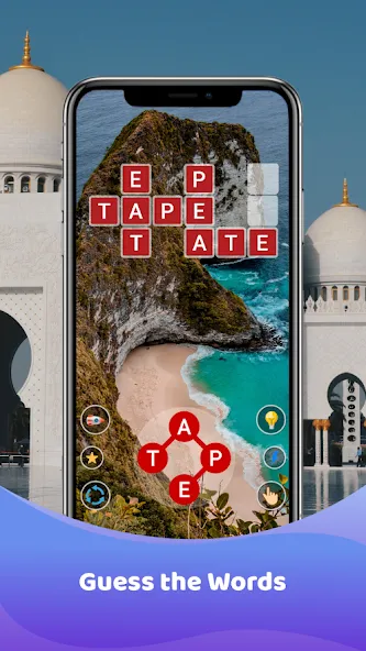 Word Game : Crossword [MOD: подсказки и уровни без ограничений] Screenshot 3