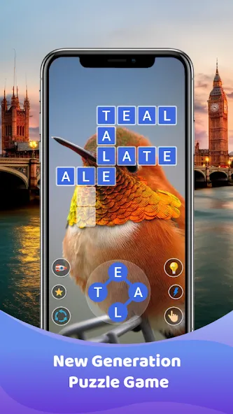 Word Game : Crossword [MOD: подсказки и уровни без ограничений] Screenshot 5